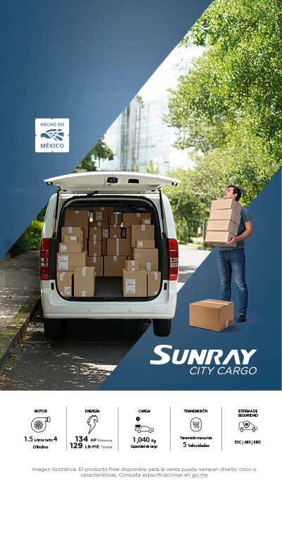 Banner movil JAC Sunray City Cargo